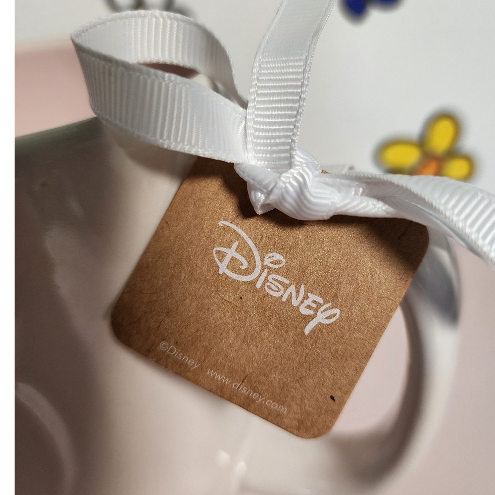 Rae Dunn Disney BAMBI Ceramic Mug Pink Interior Butterfly NWT Artisan - Picture 5 of 7